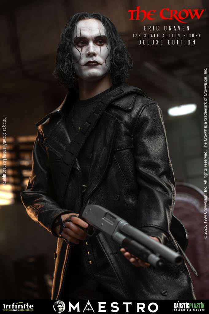 Kråkan Eric Draven 1/6 lyx Action Figur deluxe utgåva