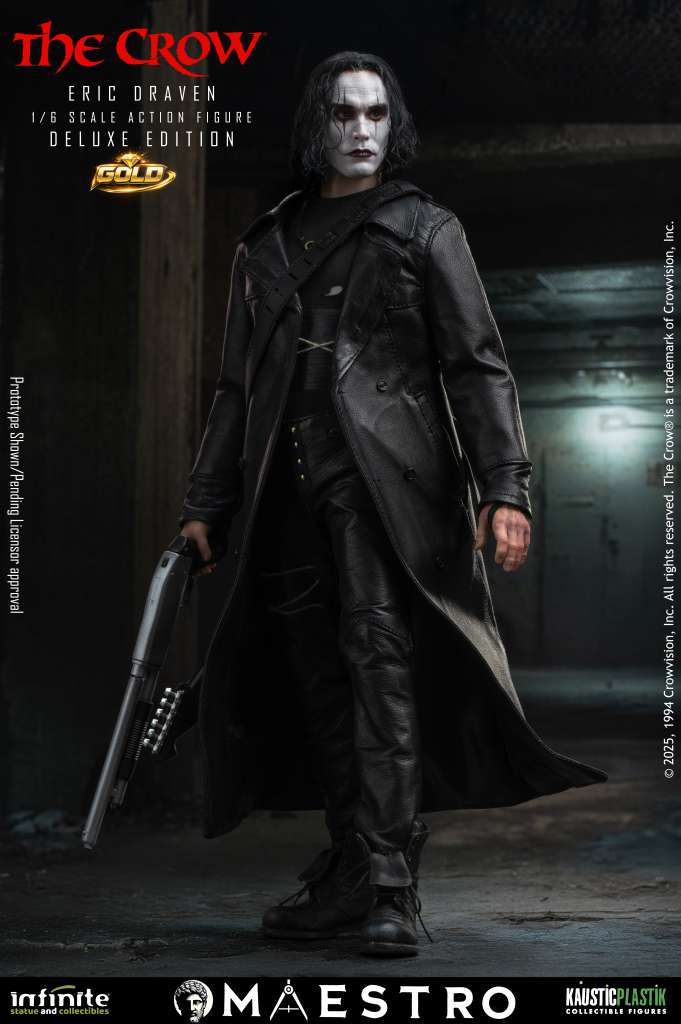 The Crow Eric Draven 1/6 Scale Deluxe Action Figure Gold Edition