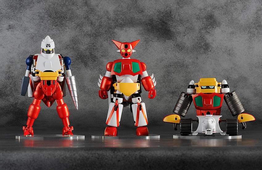 Getter Robo dynamisk förändring Getter Robo mini figur set