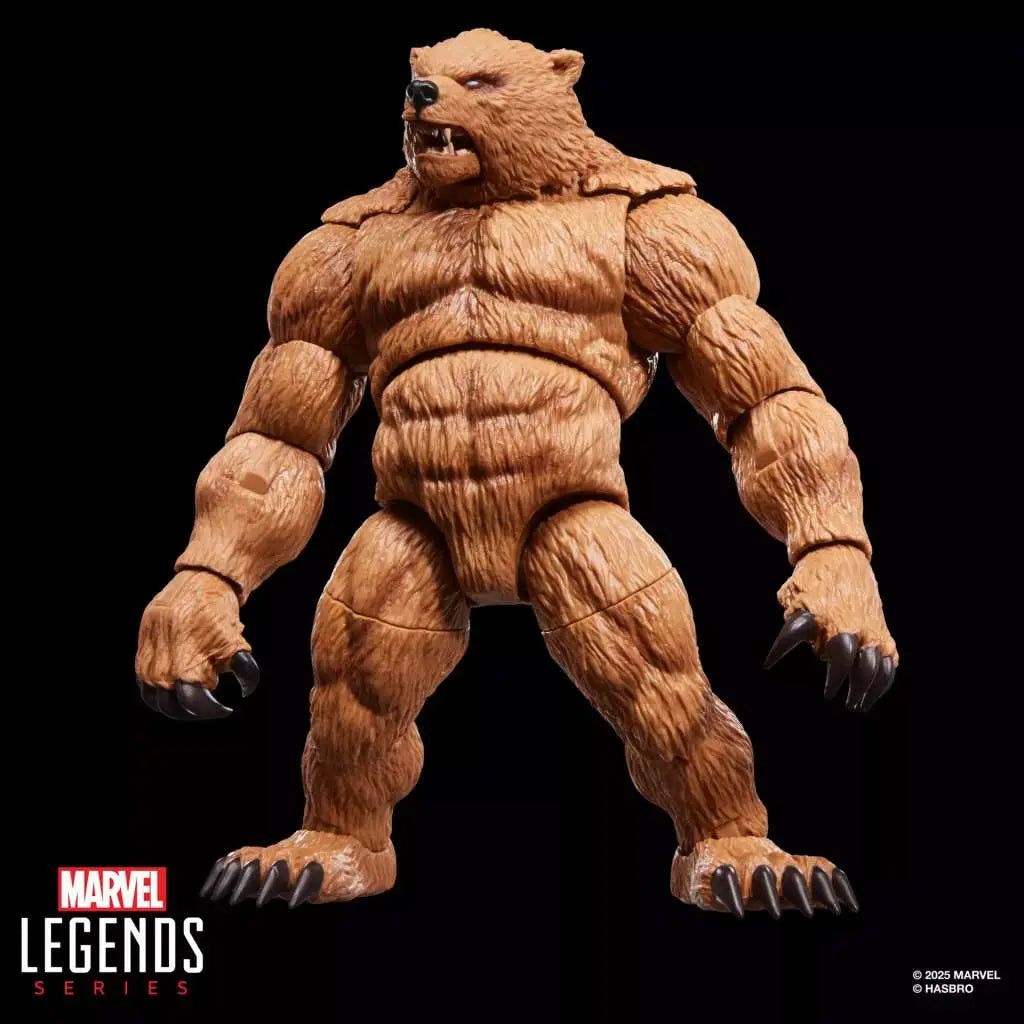 Marvel Legends Spider-Man Grizzly Actionfigur 15 cm med utbytbara delar och tillbehör
