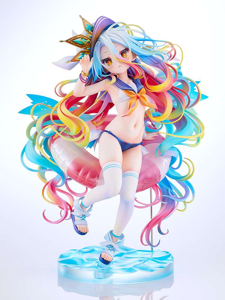No Game No Life Shiro Sailor Style Swimsuit Figure