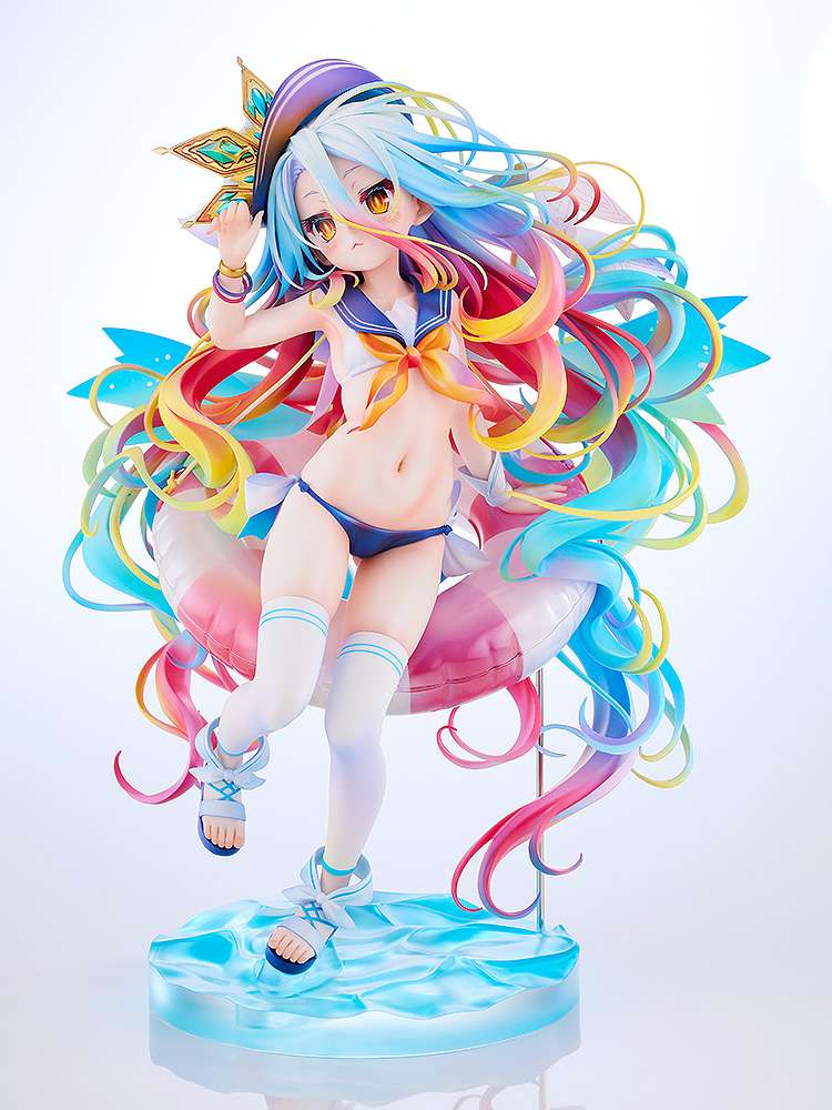 No Game No Life Shiro Sailor Style Swimsuit Figure
