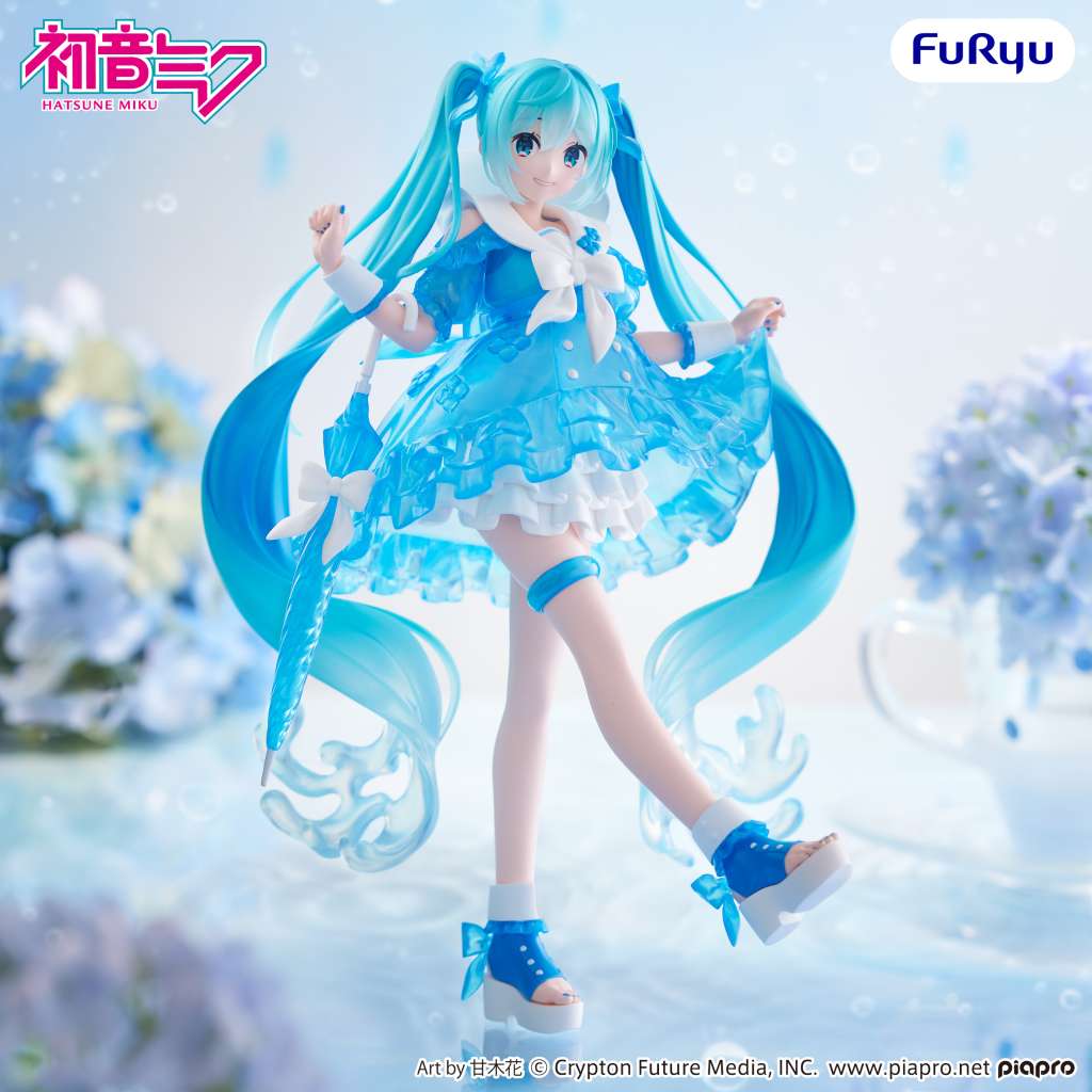 Hatsune Miku regn dans trio-try-it figur