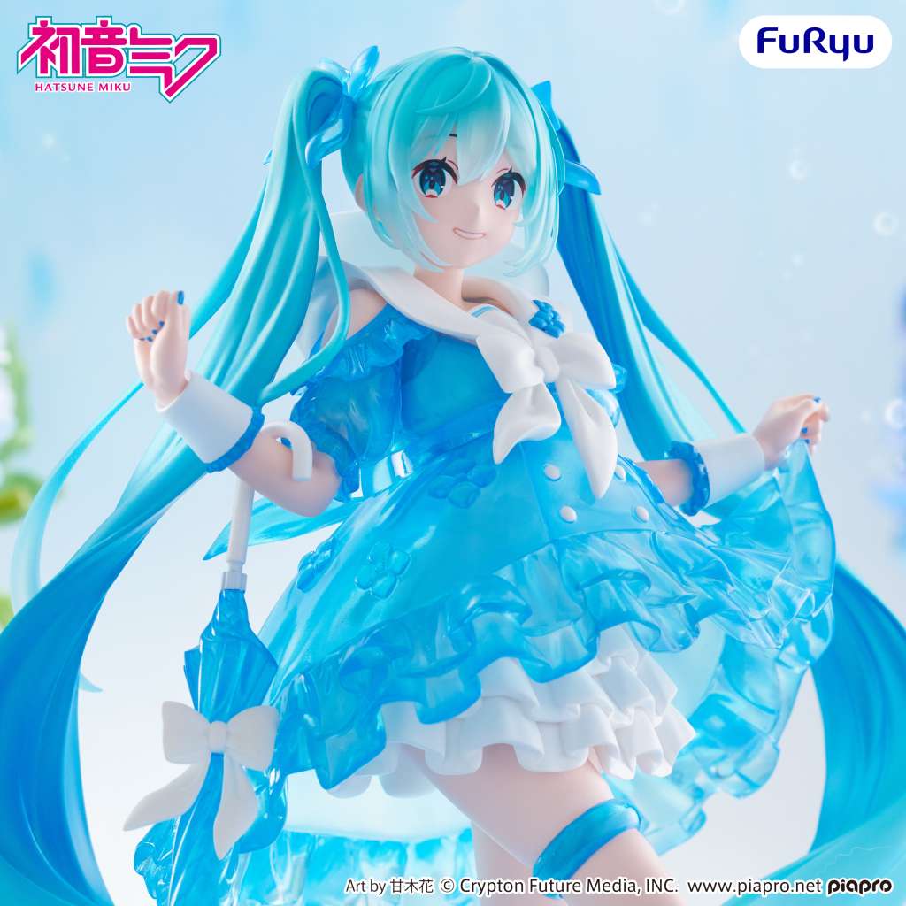 Hatsune Miku regn dans trio-try-it figur