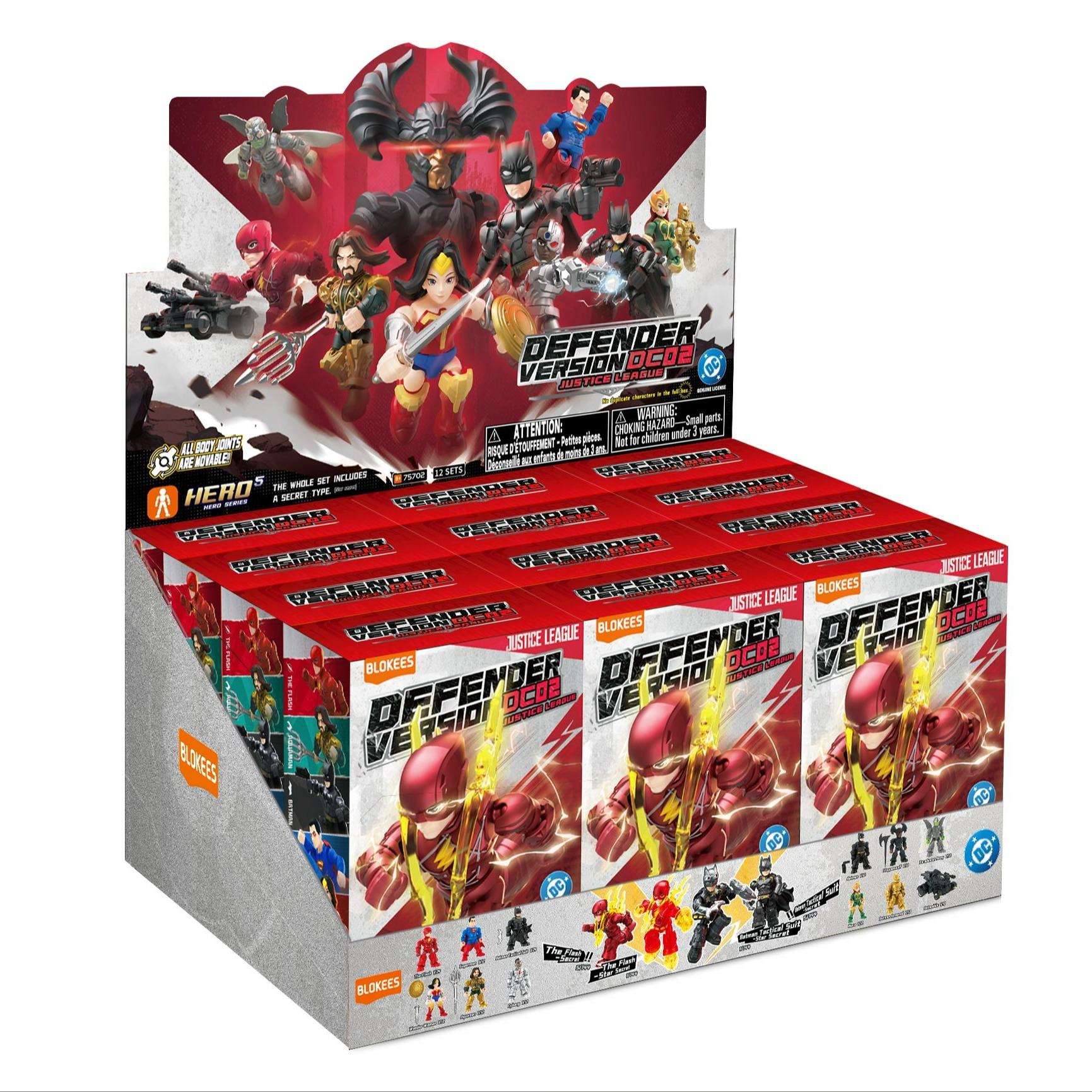 DC HERO JUSTICE LEAGUE DEFENDER VERSION BLIND BOX (12)