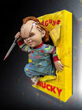 Bride Of Chucky - Chucky Halvstor Väggskulptur