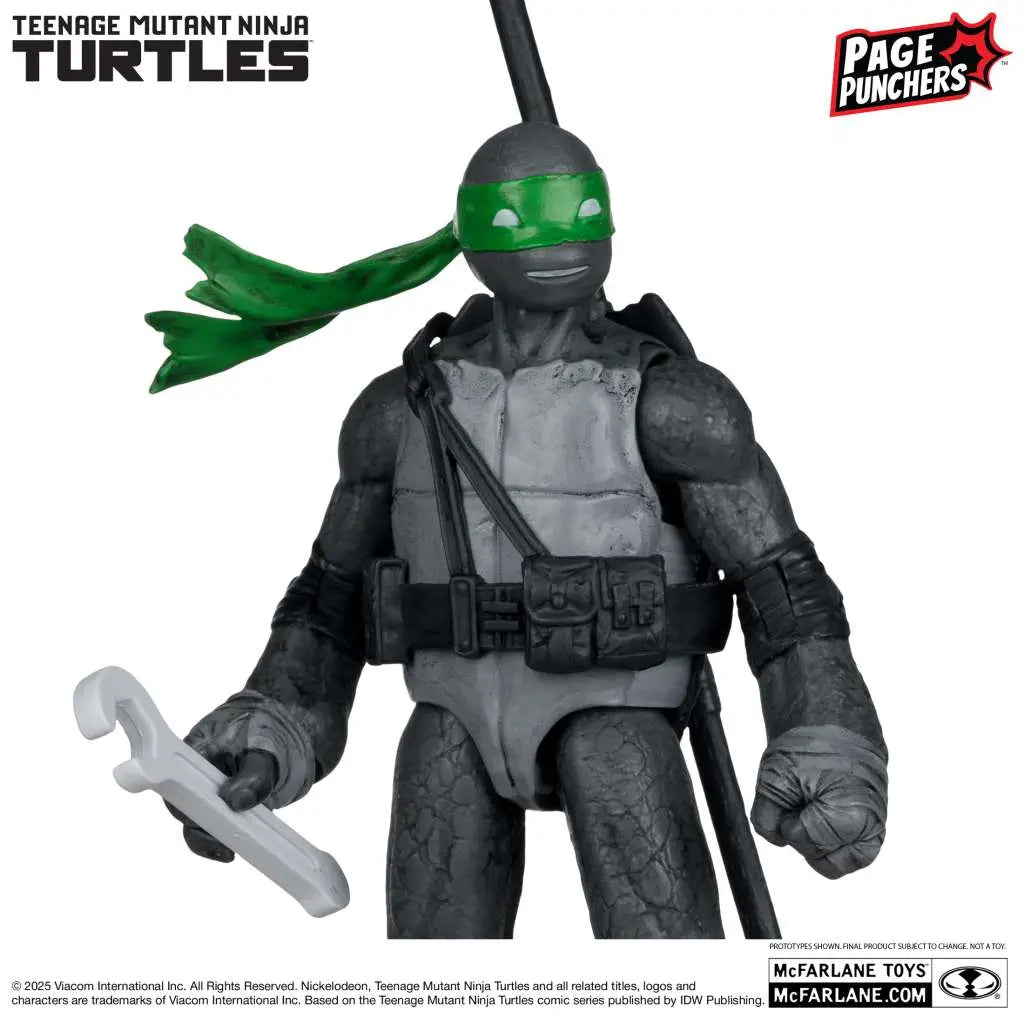 Teenage Mutant Ninja Turtles 5-inch Raphael Figure with Comic Book (b,w&g variant)