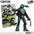 Teenage Mutant Ninja Turtles 5-tums Michelangelo-figur Med Comic (b,w&g-variant)