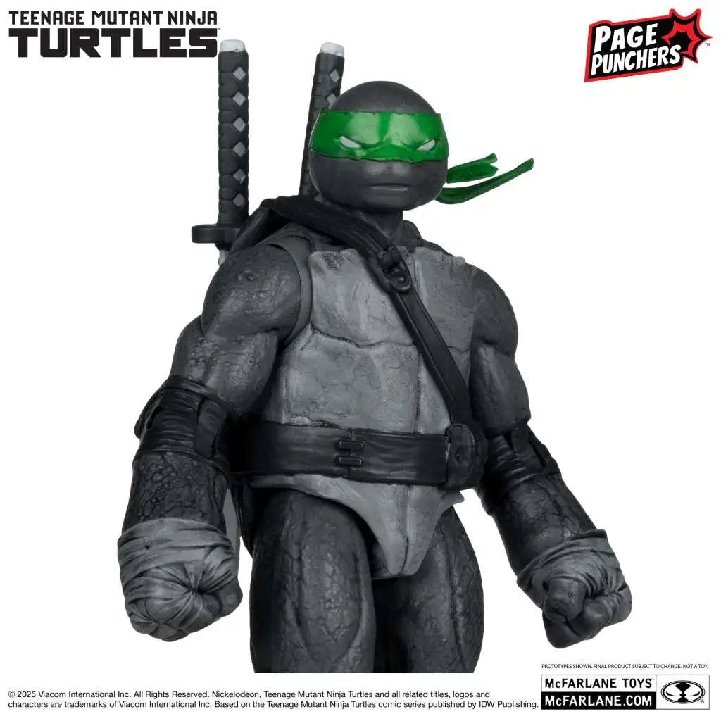 Teenage Mutant Ninja Turtles Leonardo 5-inch Figure with Comic (grey/green variant)
