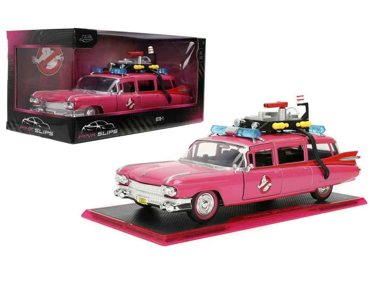 Ghostbusters - Ecto-1 rosa variant - begränsad upplaga - 1:24 die-cast modell