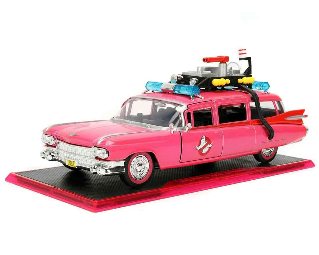 Ghostbusters - Ecto-1 rosa variant - begränsad upplaga - 1:24 die-cast modell