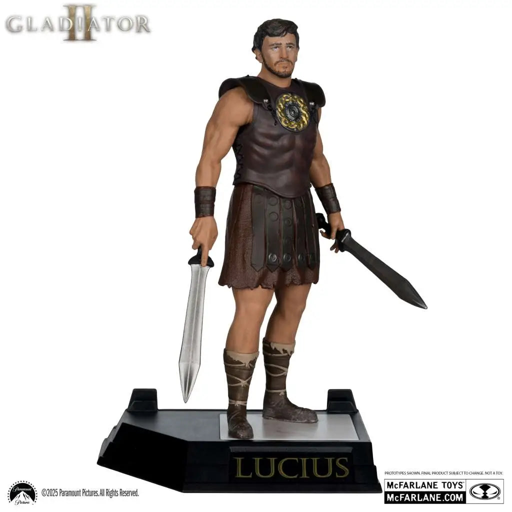 Movie Maniacs Lucius Gladiator 2 6-tums Poseerad Figur