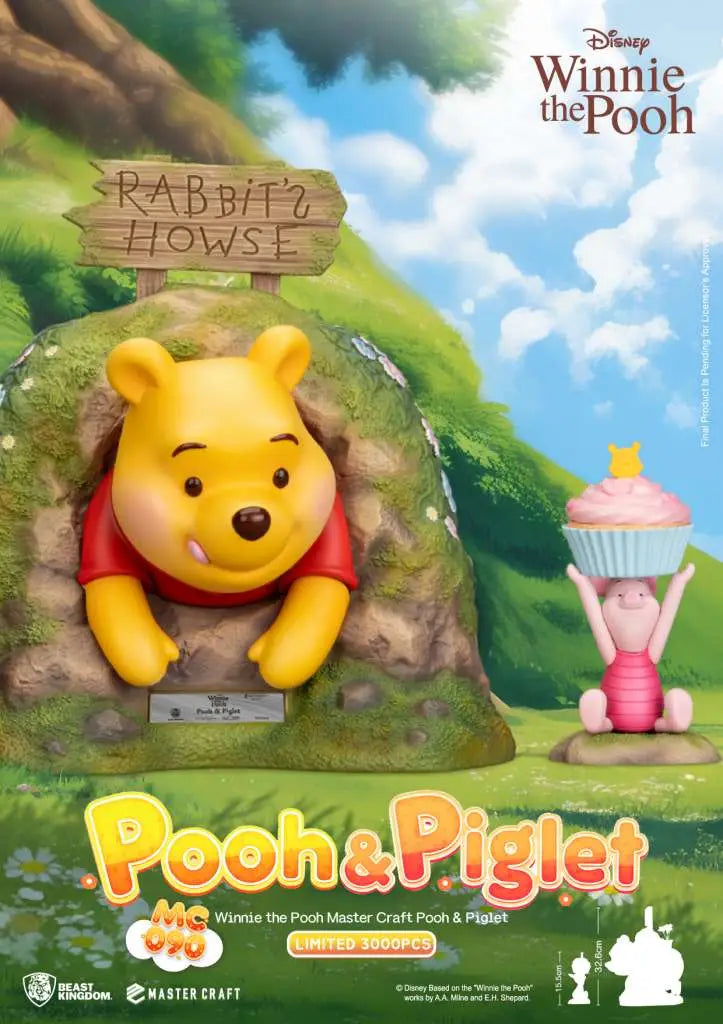 Winnie The Pooh Pooh & Piglet Master Craft Figure