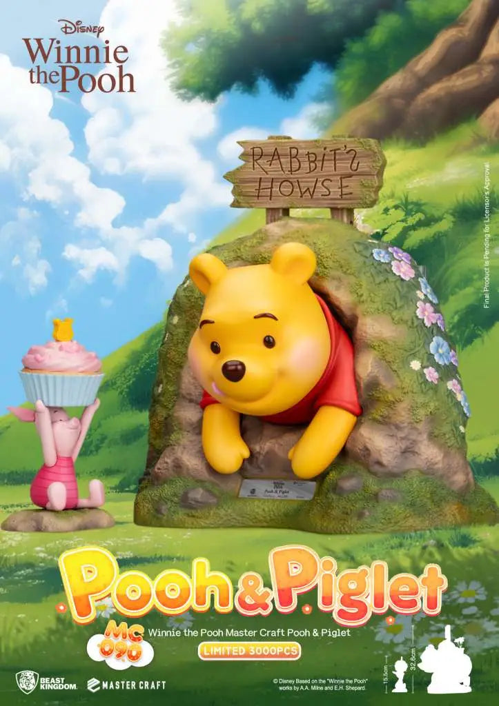 Winnie The Pooh Pooh & Piglet Master Craft Figure