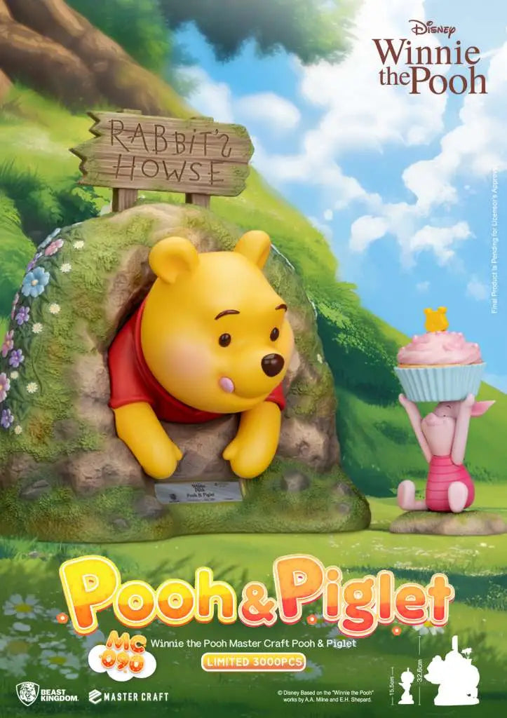 Winnie The Pooh Pooh & Piglet Master Craft Figur