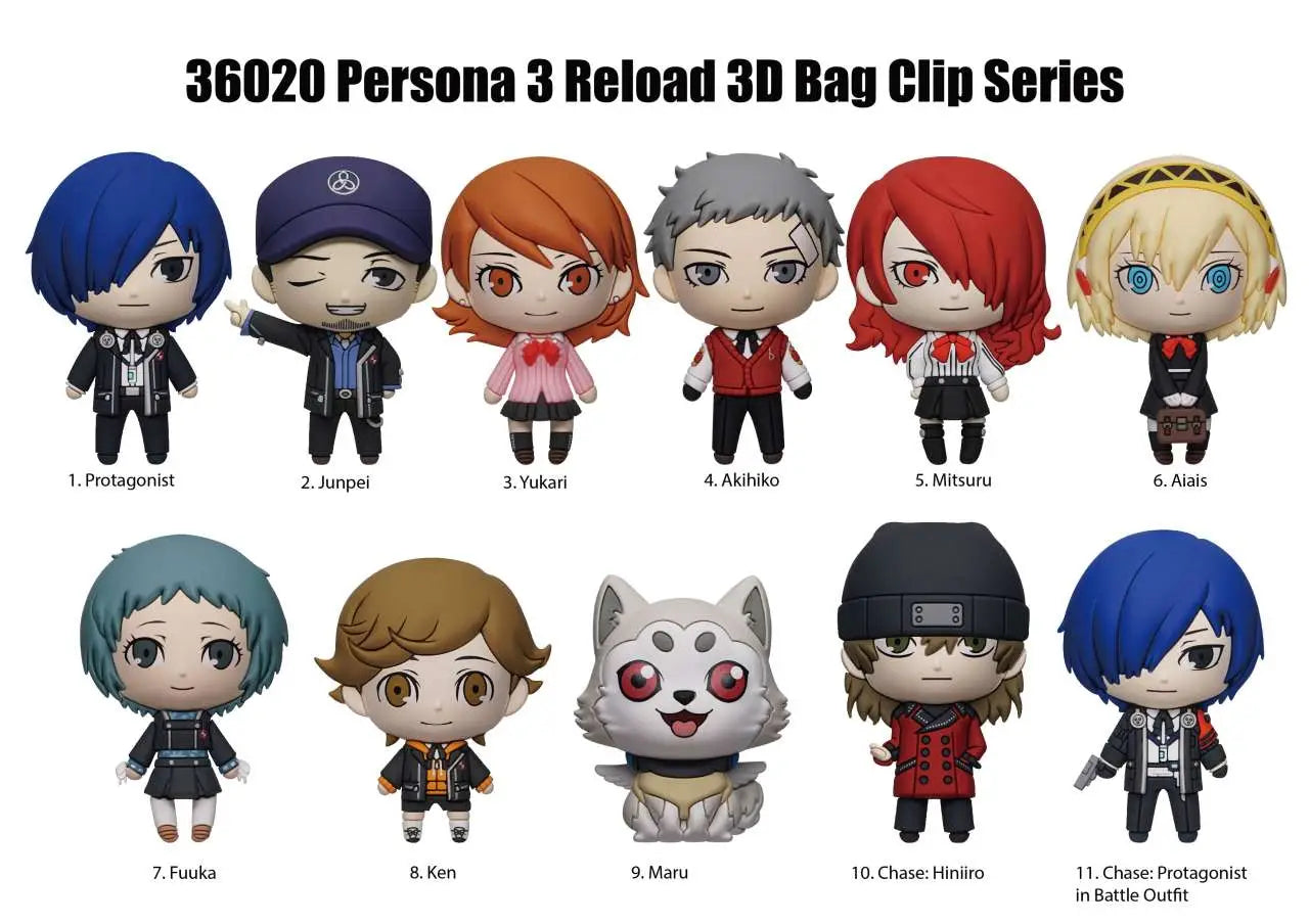 Persona 3 Reload Bag Clip Blind Box Display (24)