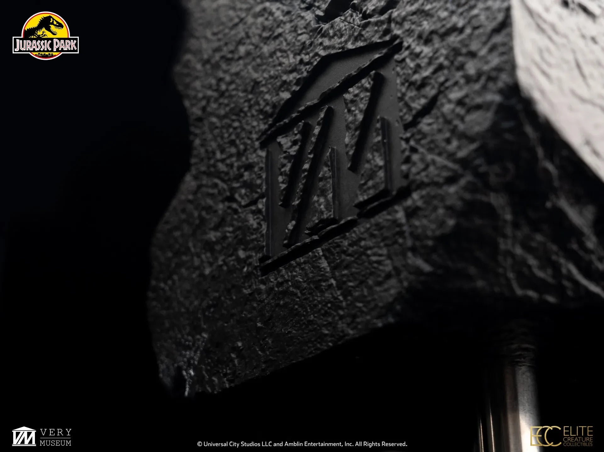 Jurassic Park Triceratopsögonprop Rekonstruktion