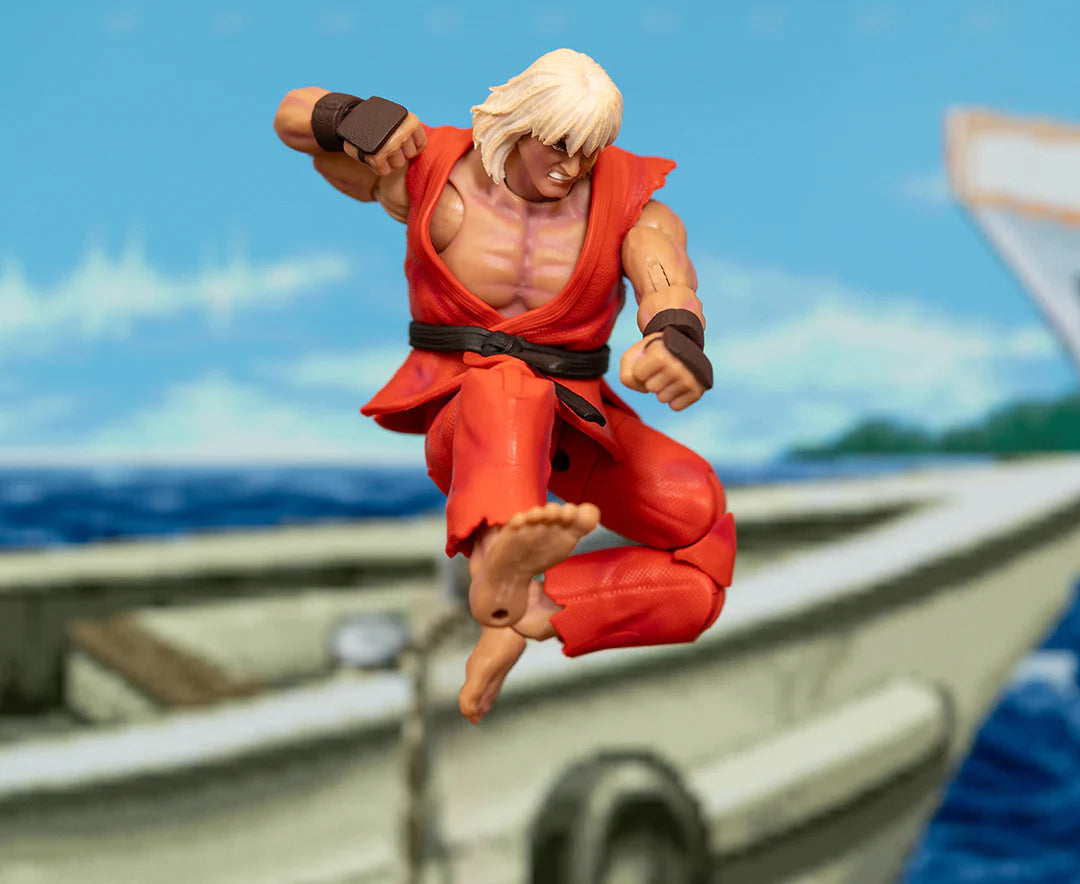 Street Fighter 2: Violent Ken – Begränsad utgåva De Luxe Actionfigur Skala 1:12