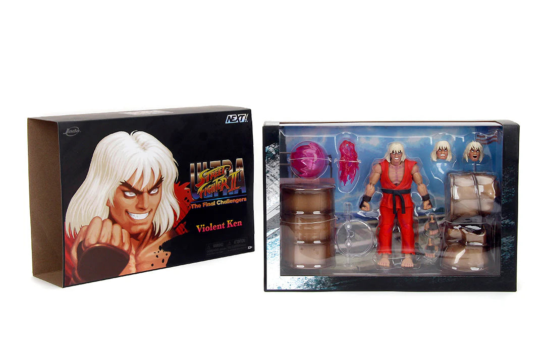 Street Fighter 2: Violent Ken – Begränsad utgåva De Luxe Actionfigur Skala 1:12