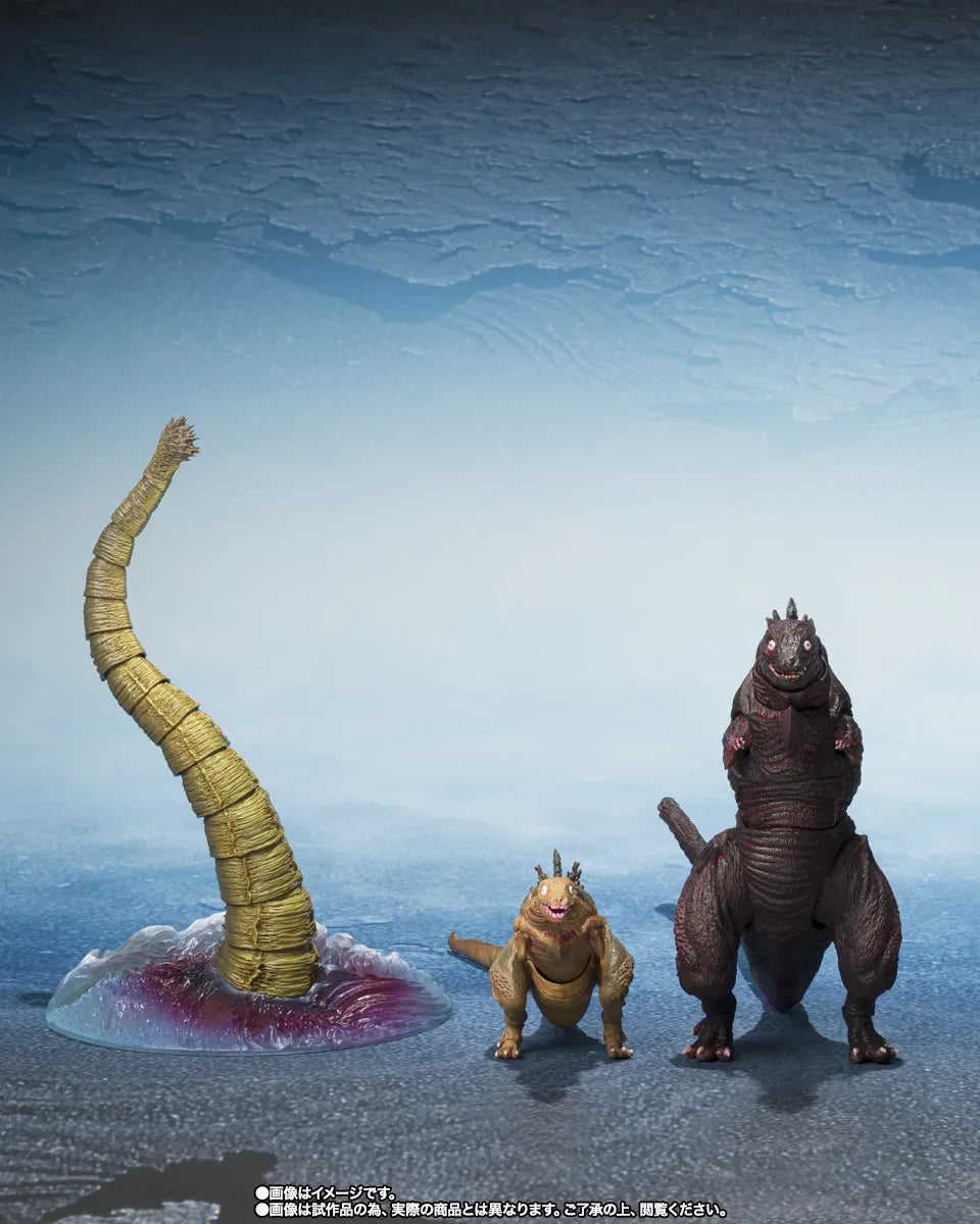 Godzilla 2016 - 2:a formen/3:e formen/gigantisk oidentifierad varelse Set S.H.MonsterArts