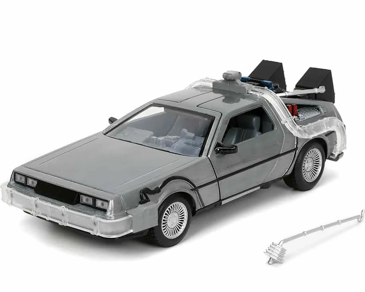 Back To The Future Part I - 1982 De Lorean Dmc 12 - 40-årsjubileumsbegränsad utgåva 1:24 Die-Cast Modell