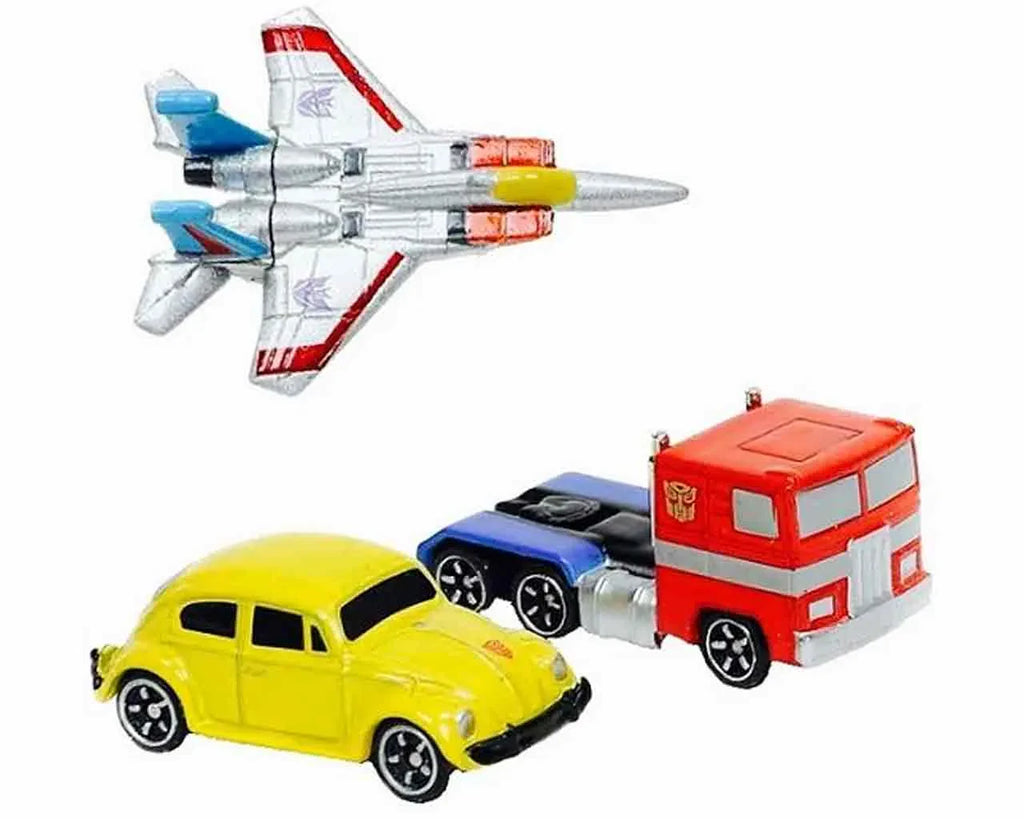 Transformers G1 – 3 Vehicle Set - Die-cast Nano Models
