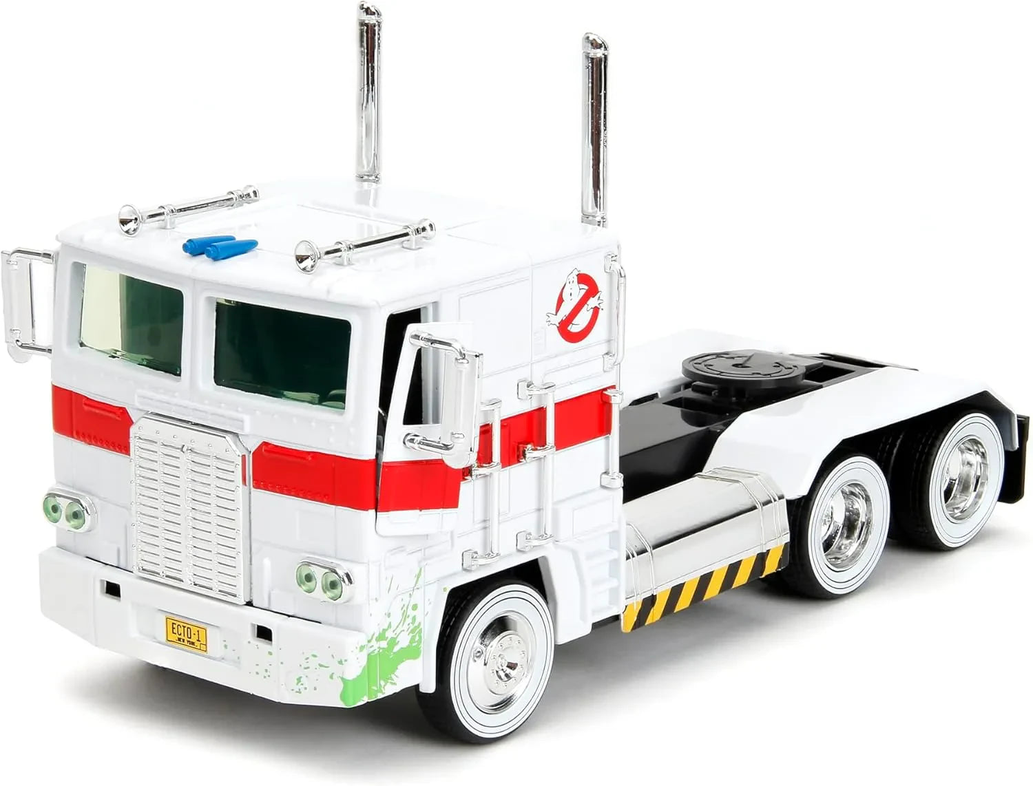 Transformers G1 Ghostbusters - Optimus Prime X Ecto-1 - 1:24 Die-cast-modell