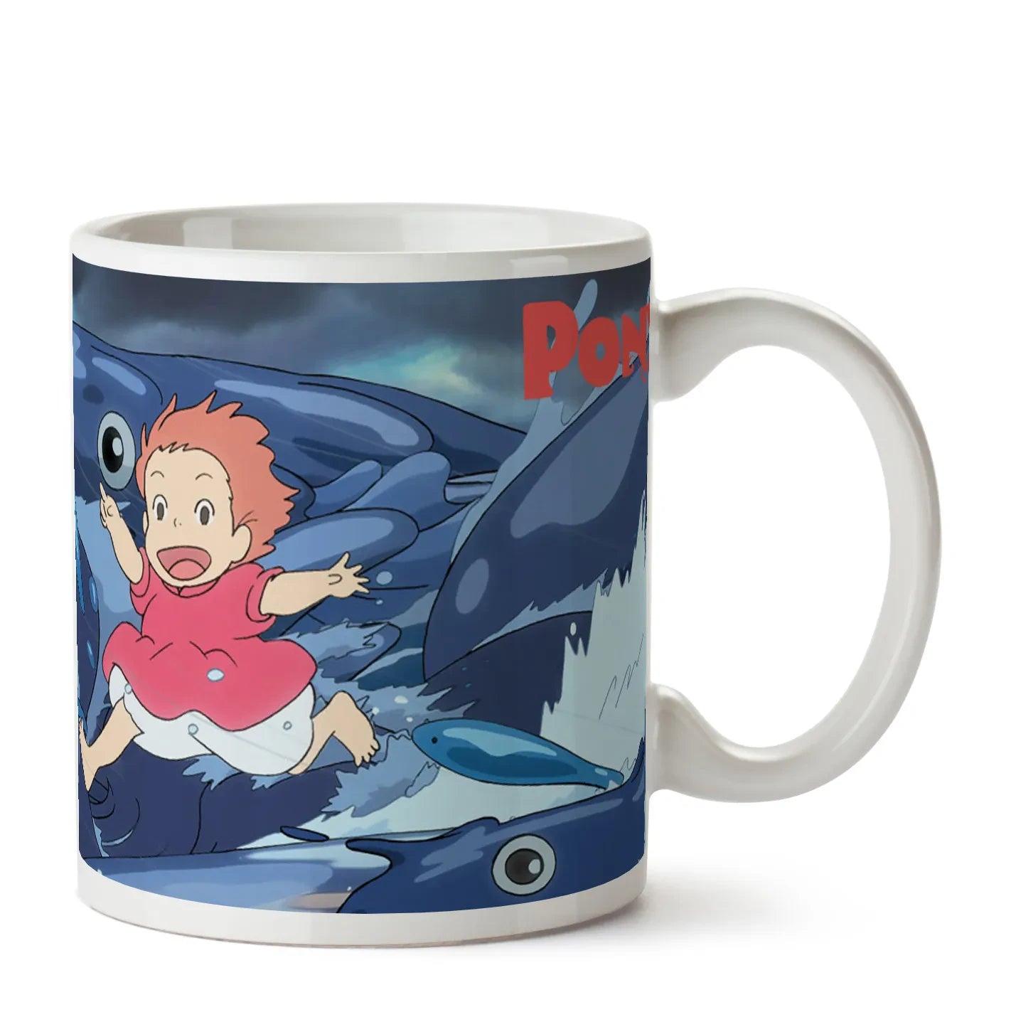 Ponyo On The Cliff By The Sea Mug