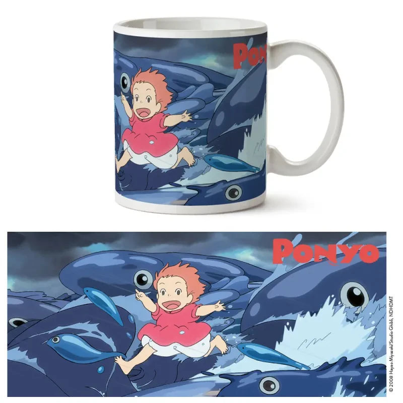 Ponyo On The Cliff By The Sea Mug