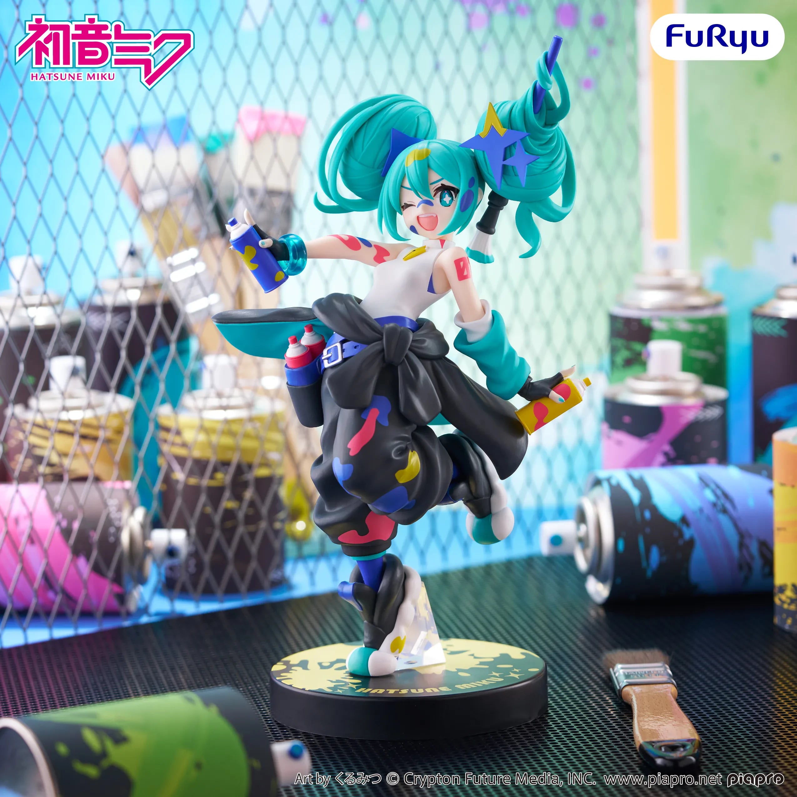Hatsune Miku Paint Girl Another Color Muchute Figur