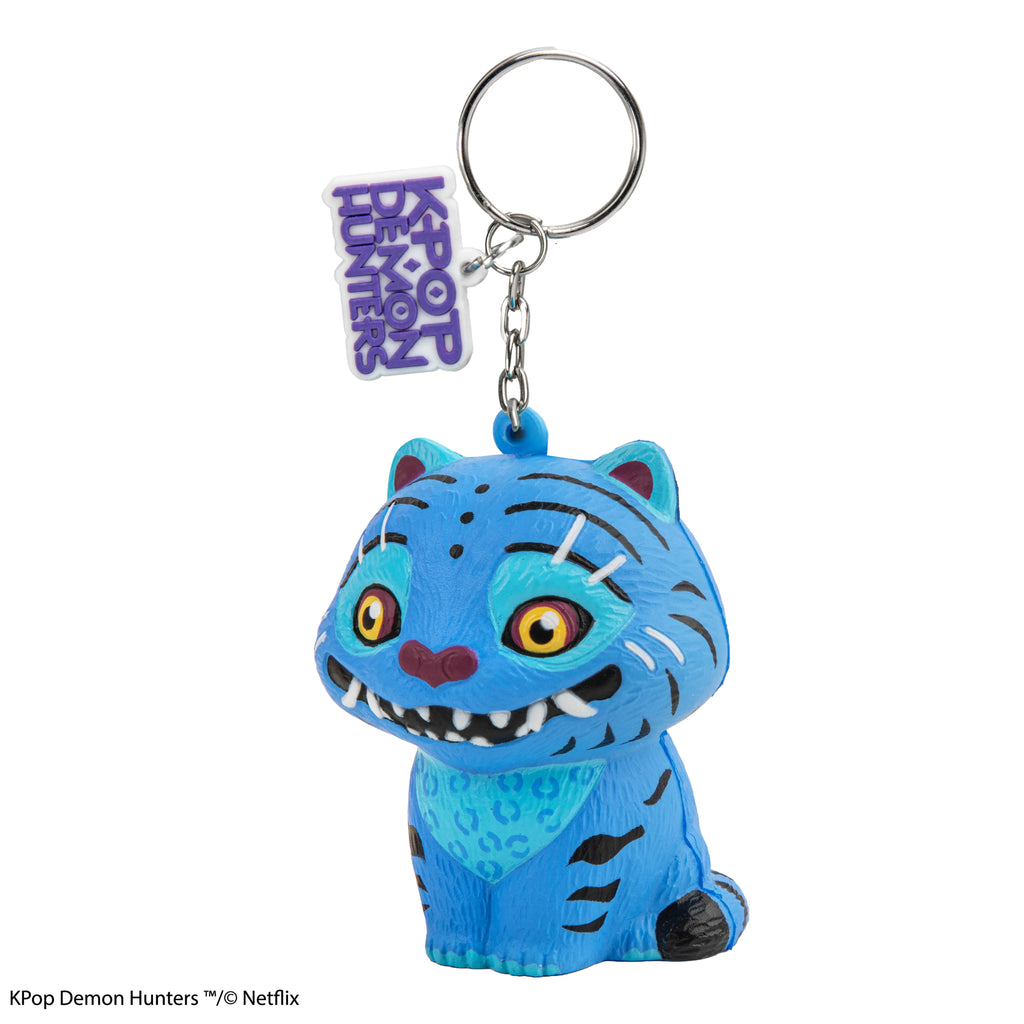 K-pop Demon Hunter Derpy Tiger Plush Keychain