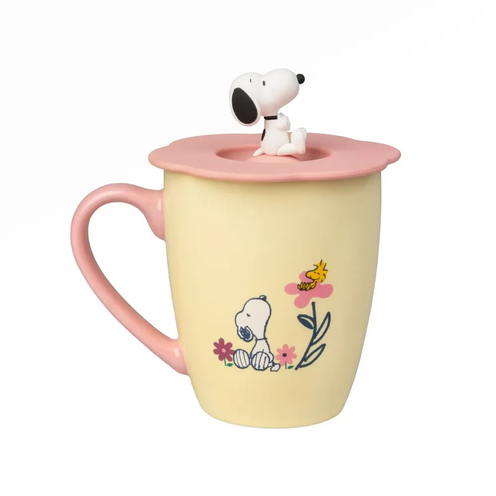 Mugg Snoopy 3D med lock