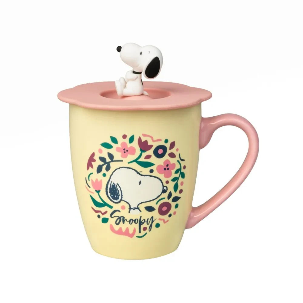 Mugg Snoopy 3D med lock