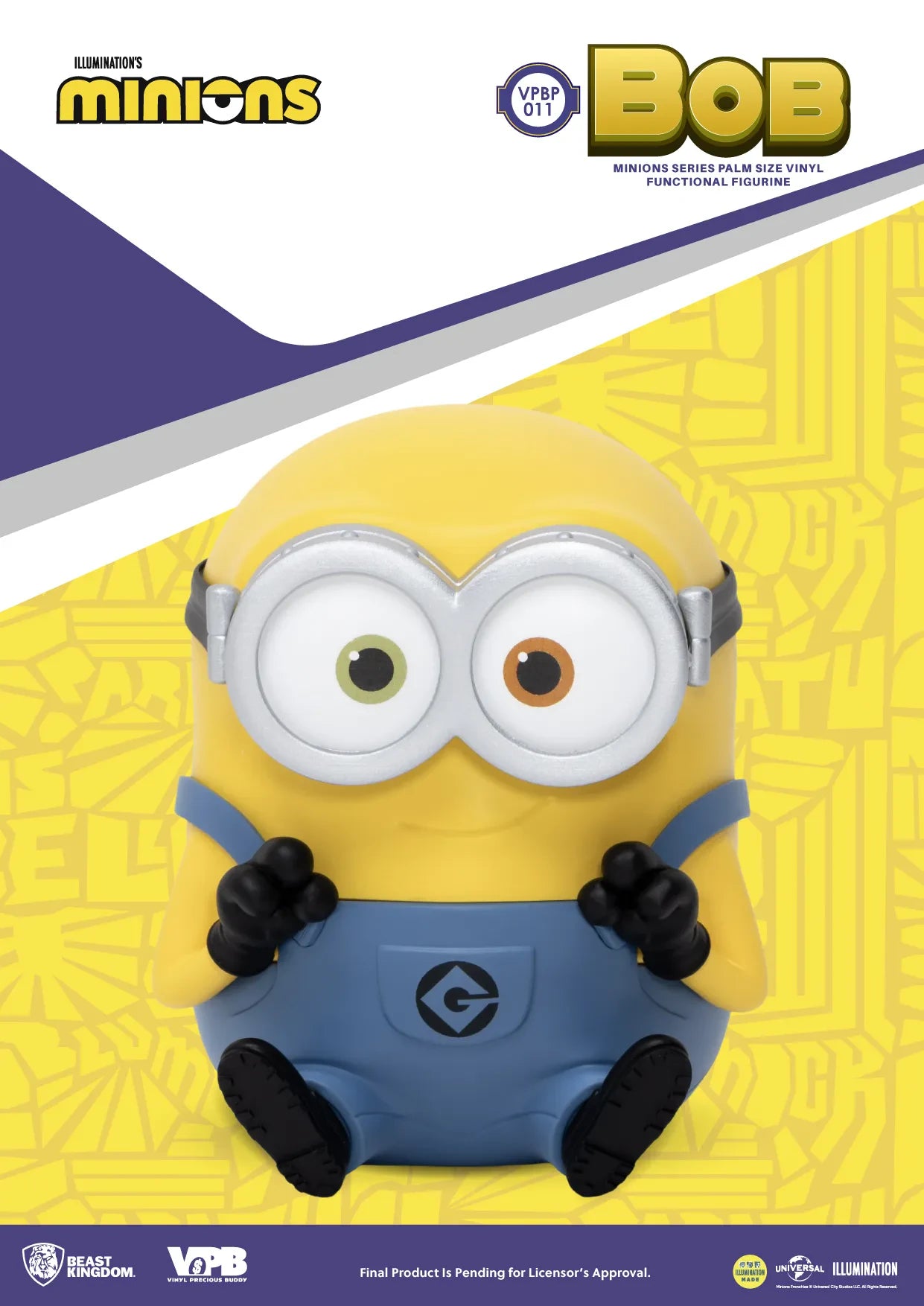 Minions Bob – sparbössa i vinyl, handflatestorleksserie