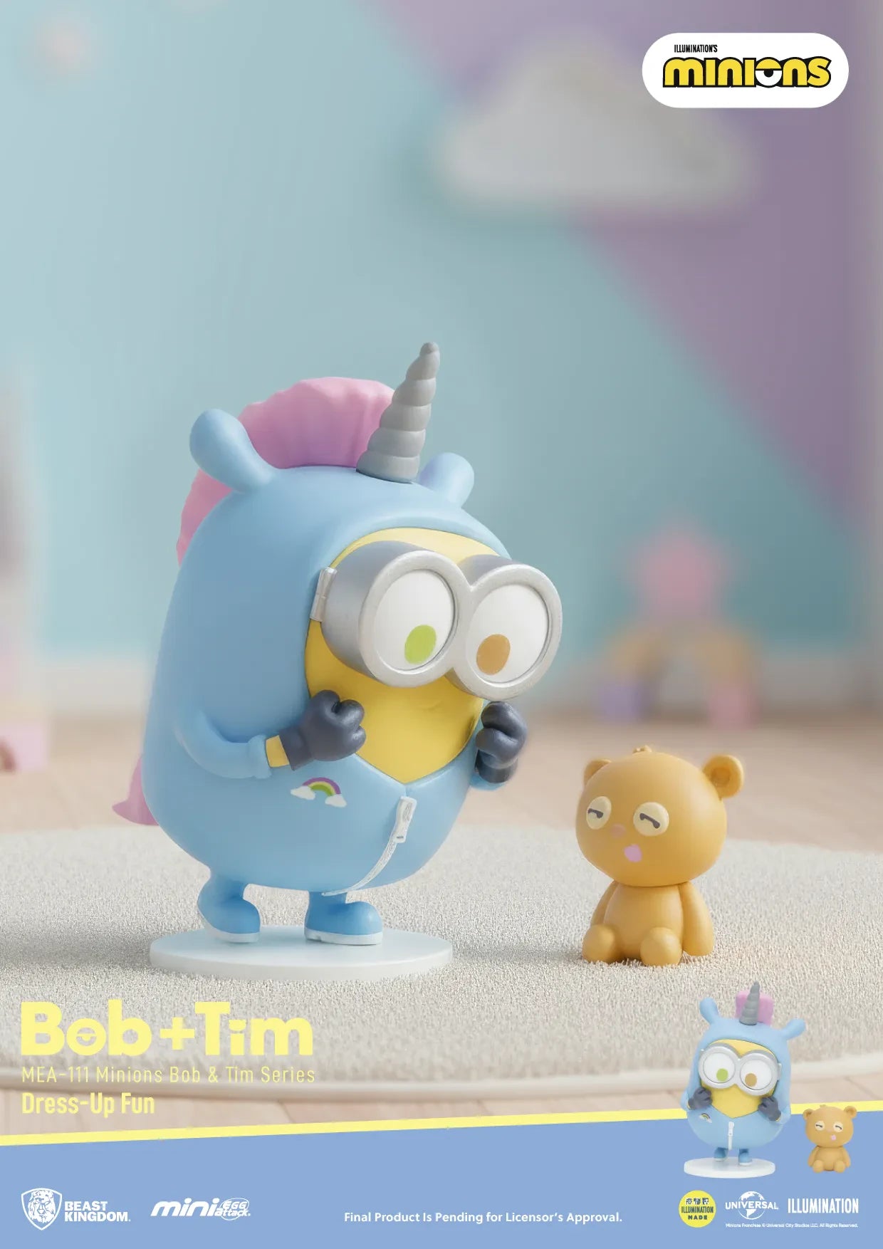 Minions Bob & Tim Mini Egg Attack Series Set (6)