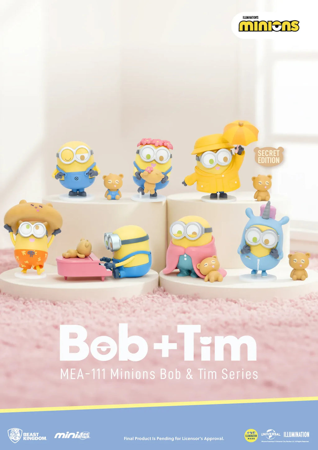 Minions Bob & Tim Mini Egg Attack Series Set (6)
