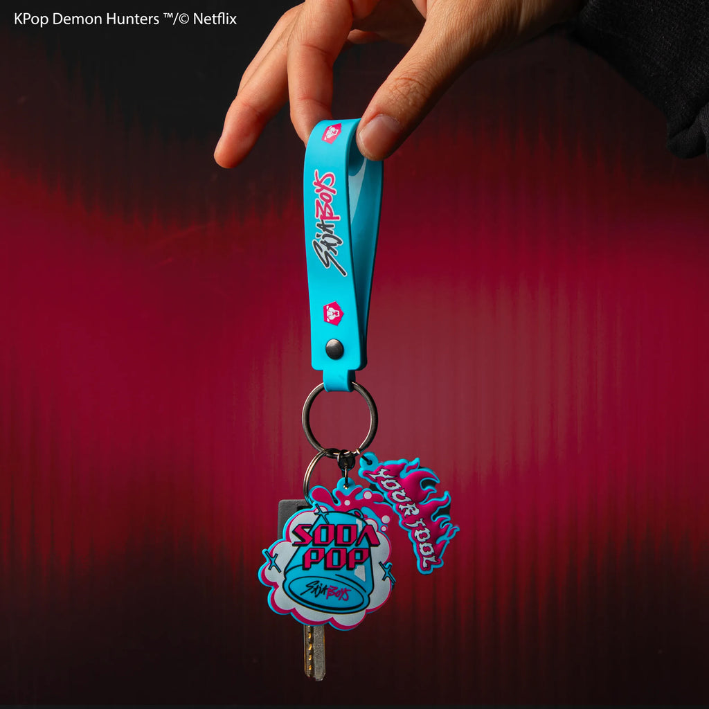 Kpop Demon Hunters Sodapop Wrist Strap Keychain