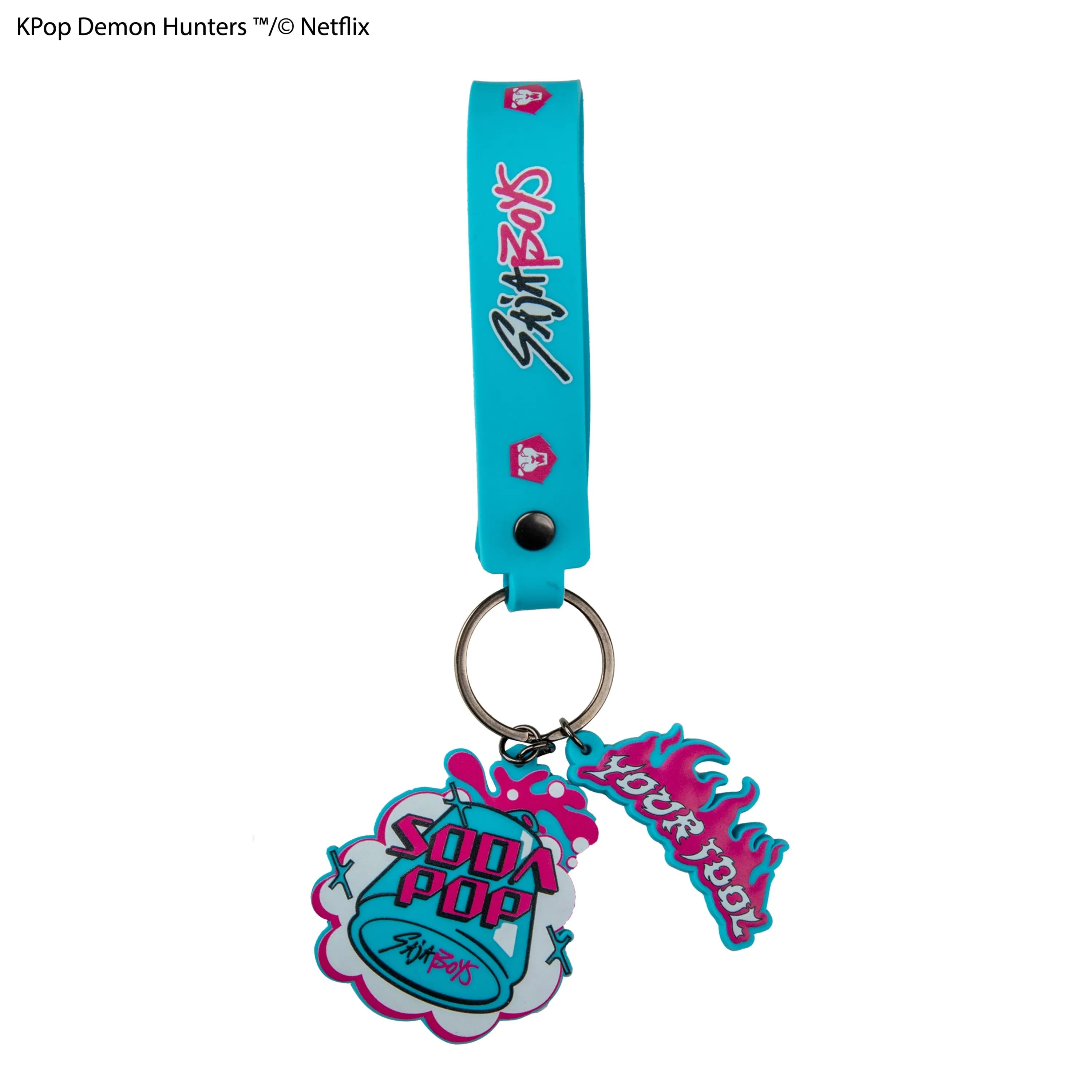Kpop Demon Hunters Sodapop Wrist Strap Keychain