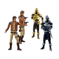 Battlestar Galactica 3,75 tum Wave 1 Action Figur Set (4)