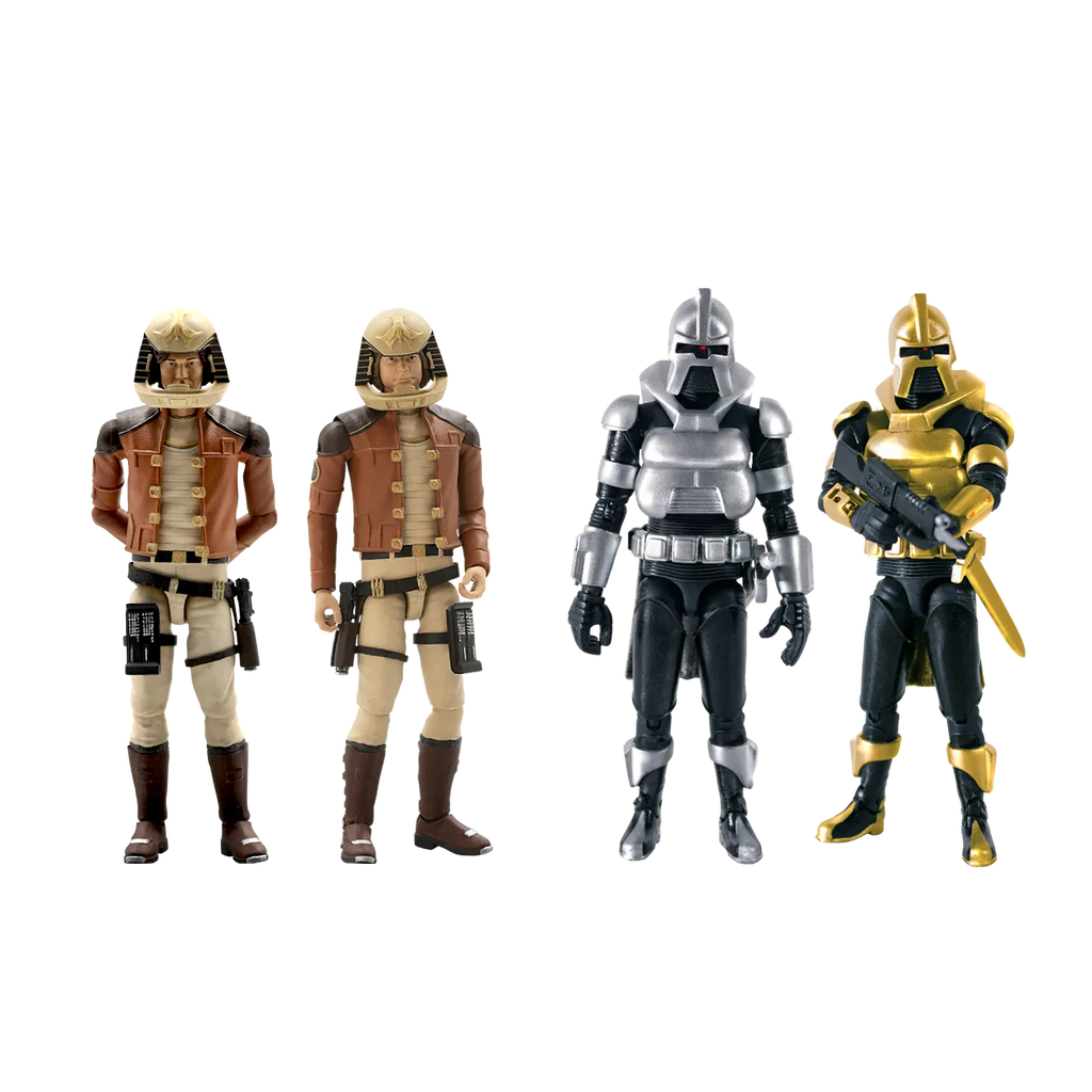 Battlestar Galactica 3.75-Inch Wave 1 Action Figure Set (4)