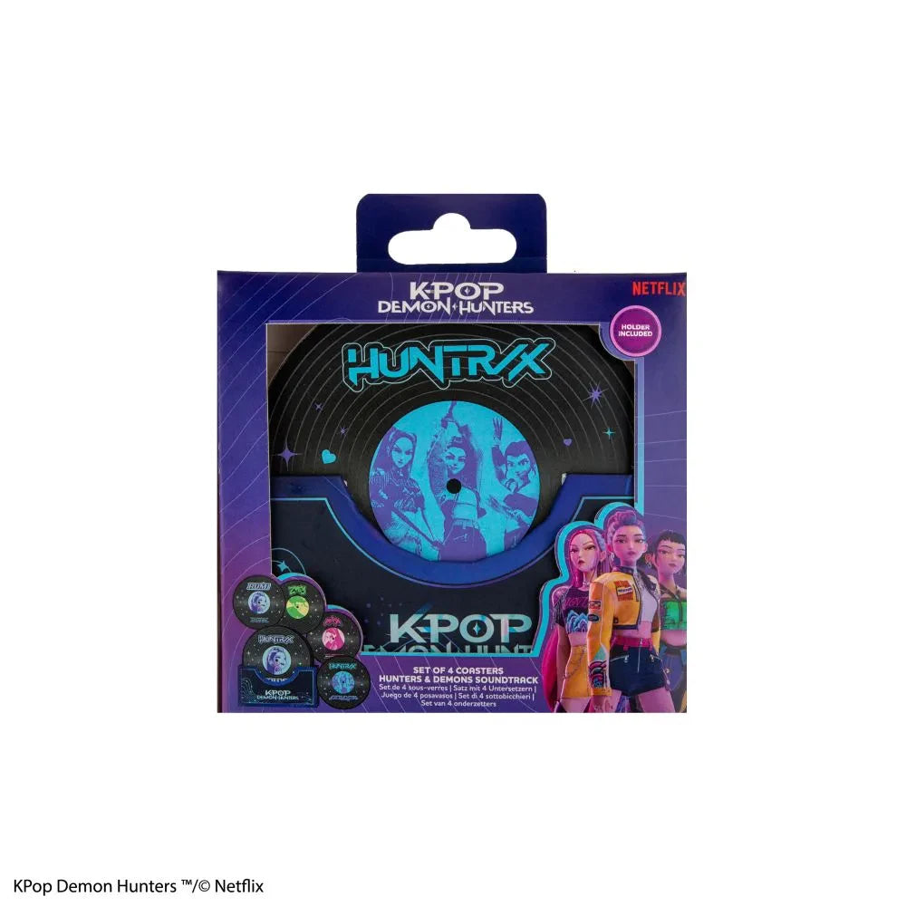 Kpop Demon Hunters Ljudspår Underlägg Set (4)