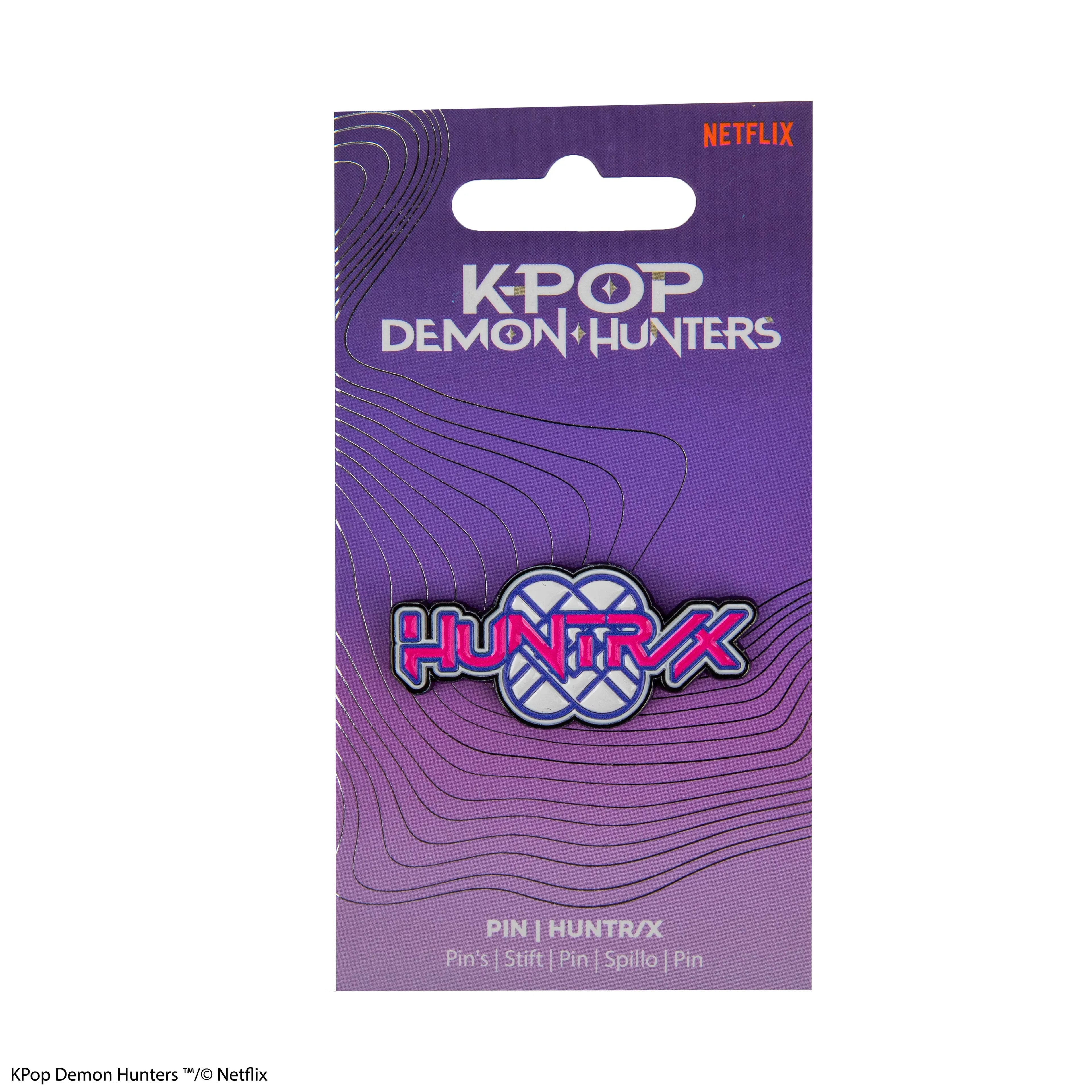 Kpop Demon Hunters Huntr/x logotypnål