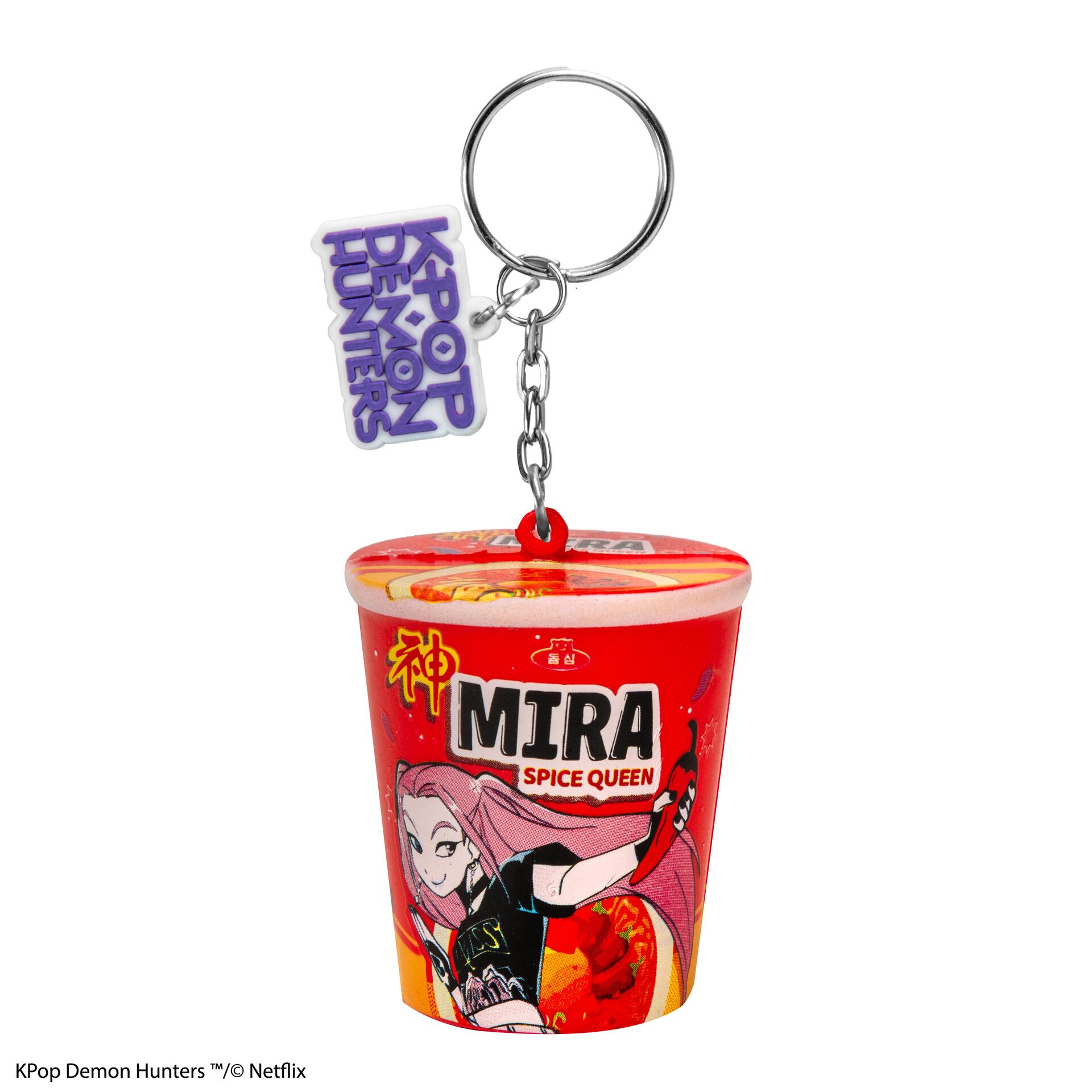 Kpop Demon Hunters Mira Spice Queen Noodles Squishy Nyckelring