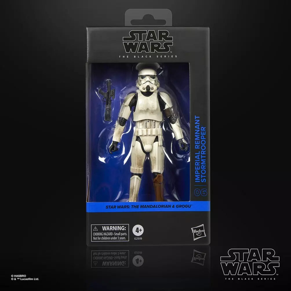 Star Wars Black Series The Mandalorian och Grogu Imperiets kvarvarande stormtrooper Actionfigur
