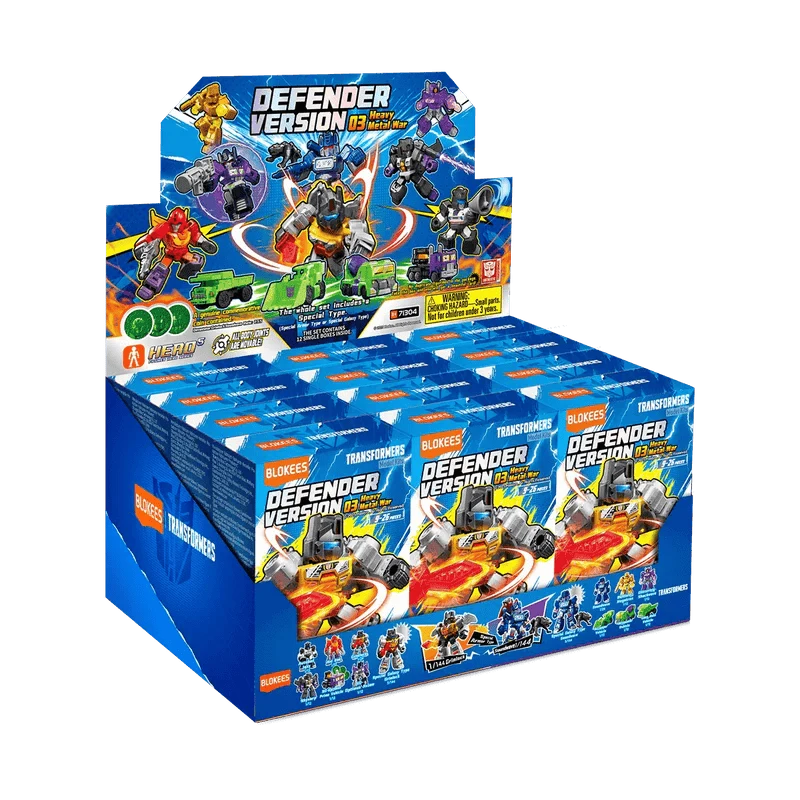 TRANSFORMERS HEAVY METAL WAR DEFENDER VERSION 03 MODEL KIT BLIND BOX SET (12) - bild 1