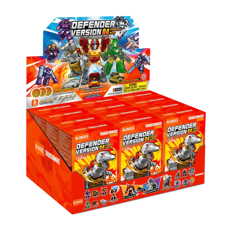 TRANSFORMERS TYRANTS FURY DEFENDER VERSION 04 BLIND BOX SET (12) - bild 2