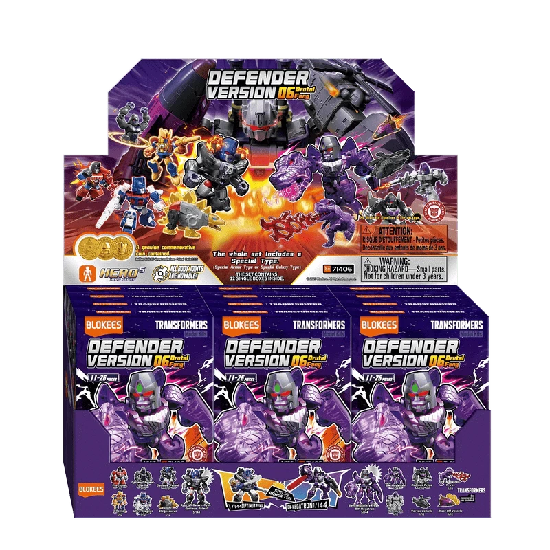 TRANSFORMERS BRUTAL FANG DEFENDER VERSION 06 MODEL KIT BLIND BOX (12) - bild 1