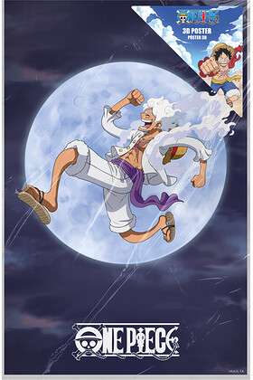 ONE PIECE LUFFY GEAR 5 3D POSTER