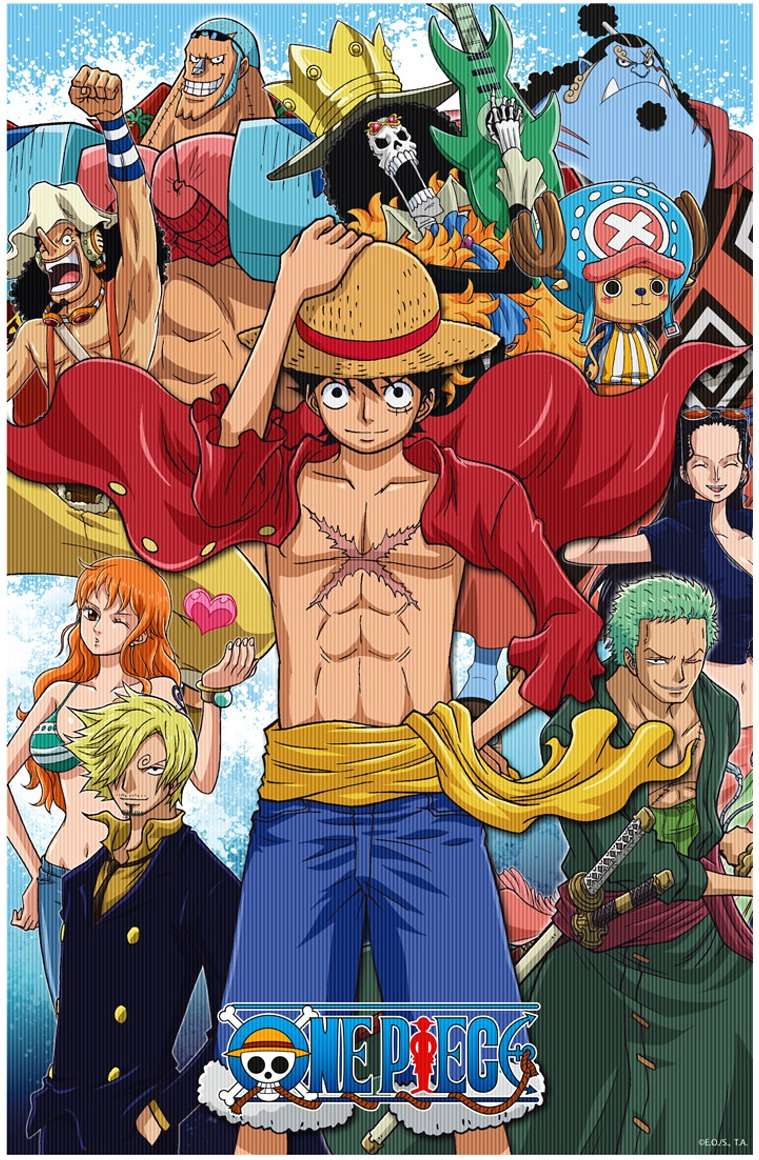 ONE PIECE STRAW HAT CREW FISHMAN ISLAND 3D POSTER