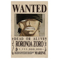 ONE PIECE WANTED ZORO EGGHEAD 3D POSTER